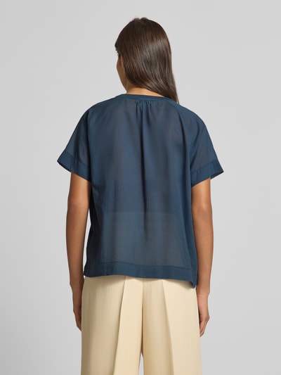 Marc O'Polo Relaxed Fit Blusenshirt aus reiner Baumwolle Marine 5
