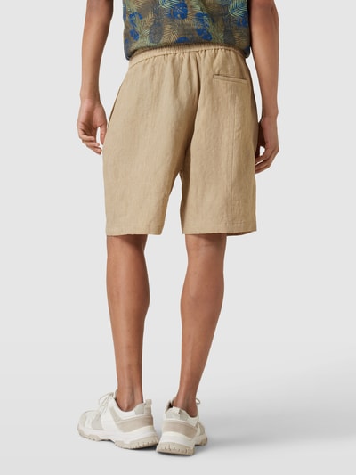 Emporio Armani Bermudas mit elastischem Bund Beige 5