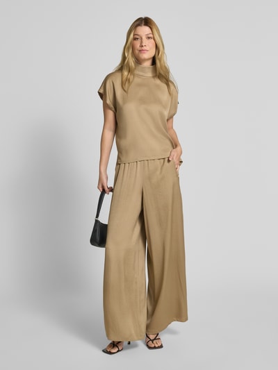 Drykorn Blouseshirt met opstaande kraag, model 'ALARIA' Camel - 1