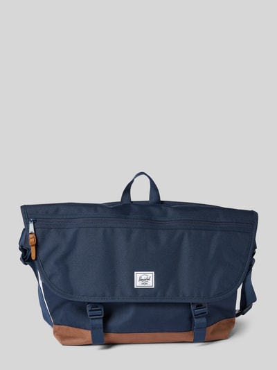 Herschel Tas met labelpatch, model 'Cove Messenger' Marineblauw - 2