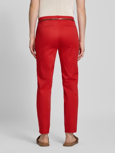 Christian Berg Woman Slim Fit Stoffhose mit verkürztem Schnitt Rot 5