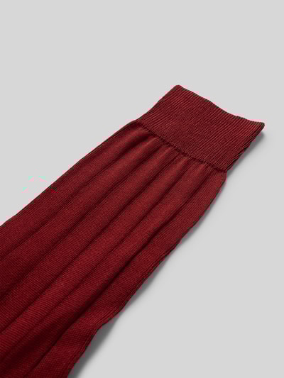 PAUL SMITH Socken mit geripptem Abschluss Bordeaux 2