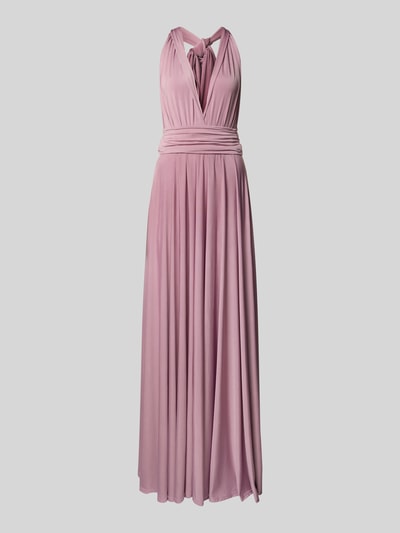 Rose Avenue Abendkleid mit V-Ausschnitt und Taillenband Lila 2
