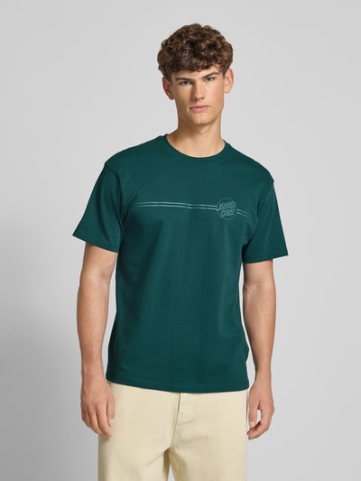 SANTA CRUZ T-Shirt mit Label-Print Petrol 4