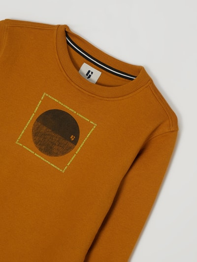 Garcia Sweatshirt van katoenmix Camel - 2