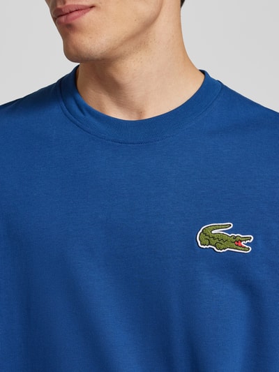 Lacoste T-shirt z okrągłym dekoltem Niebieski 3