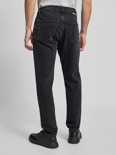 Armedangels Tapered fit jeans in 5-pocketmodel, model 'AARJO TARPA' Donkergrijs - 5