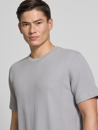 BOSS Regular Fit T-Shirt aus Baumwoll-Mix Hellgrau 3