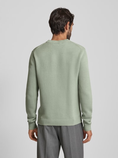 SELECTED HOMME Gebreide pullover met ribboorden, model 'DANE' Lichtgroen - 5