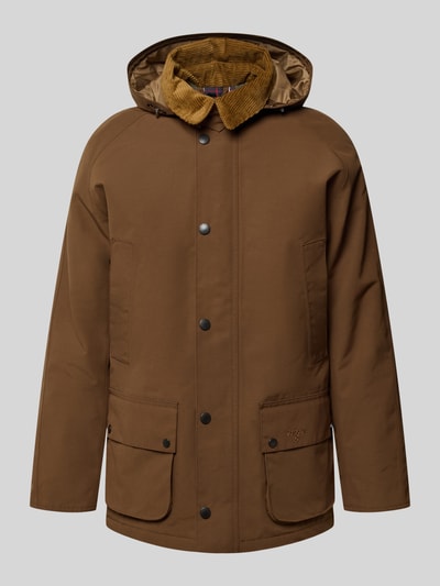 Barbour Regular Fit Funktionsjacke mit Kapuze Camel 2
