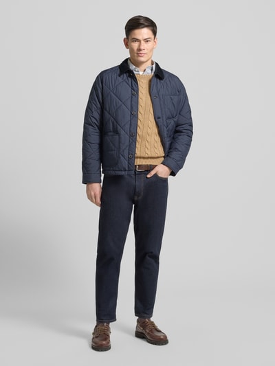 Polo Ralph Lauren Sweter z dzianiny z wyhaftowanym logo Camel melanż 1