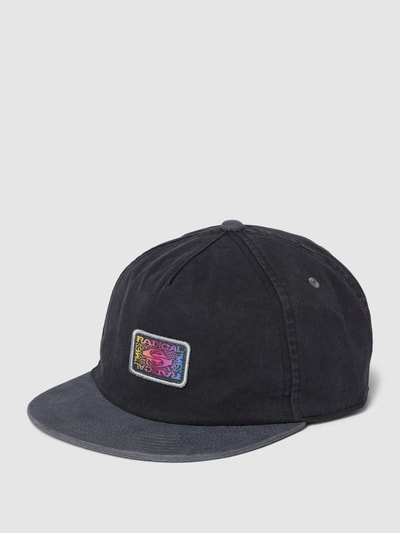 Quiksilver Cap mit Label-Patch Modell 'ZINGER' Schwarz 1