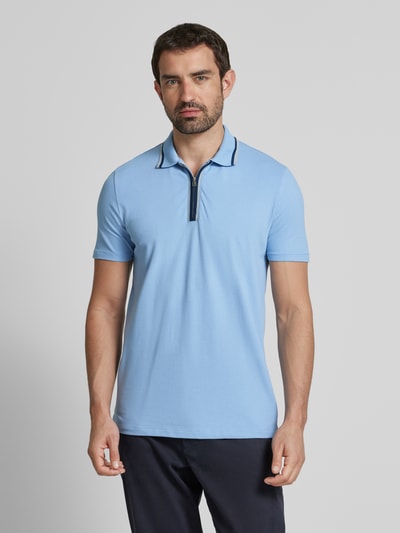 PAUL SMITH Regular Fit Poloshirt mit Label-Detail Hellblau 4