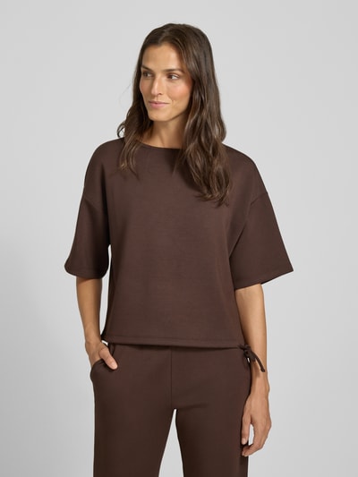 Christian Berg Woman Bluza z rękawem o dł. 1/2 i okrągłym dekoltem Czekoladowy 4