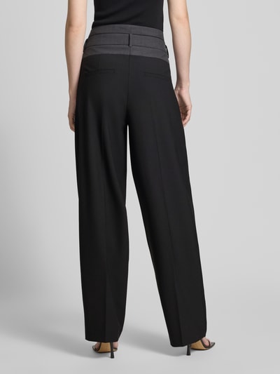 Cambio Stoffhose mit Gesäßtaschen Modell 'EVELIN' Black 5