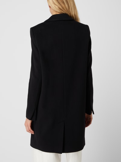 Calvin Klein Womenswear Krótki płaszcz z mieszaki żywej wełny  Czarny 5