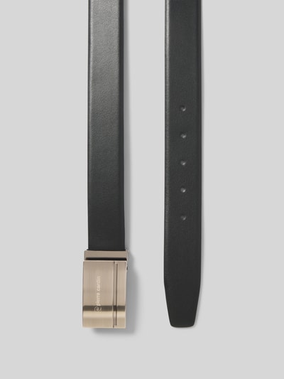 Pierre Cardin Ledergürtel mit Pinschließe Modell 'KOPPEL' Black 3