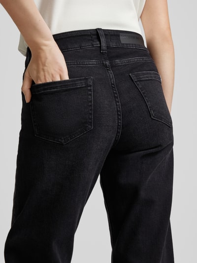 Smith and Soul Wide leg jeans in 5-pocketmodel, model 'Sina' Zwart - 3