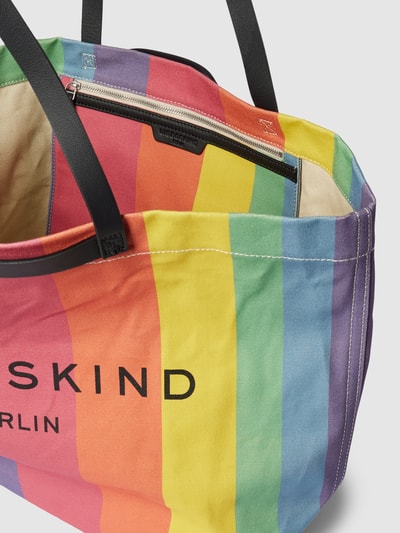 LIEBESKIND BERLIN Shopper mit Label-Print Modell 'CANVAS' Lila 5