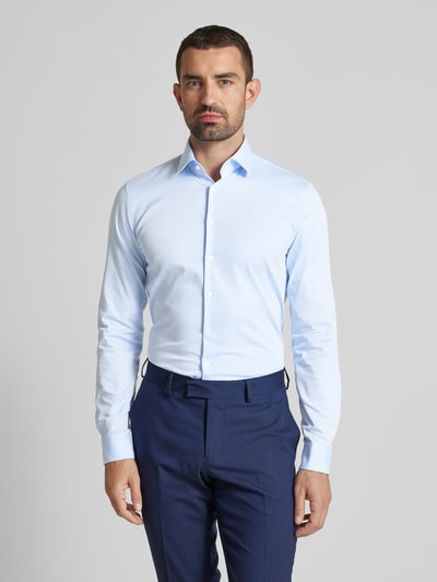 CK Calvin Klein Regular Fit Business-Hemd mit Kentkragen Modell 'Bari' Bleu 4