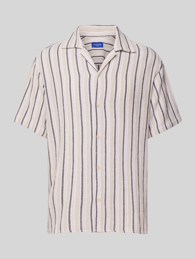 Jack & Jones Regular fit vrijetijdsoverhemd met resortkraag, model 'COBA' Beige - 2