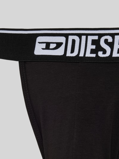 Diesel Jockstrap mit elastischem Label-Bund Modell 'UMBR' im 3er-Pack Black 2