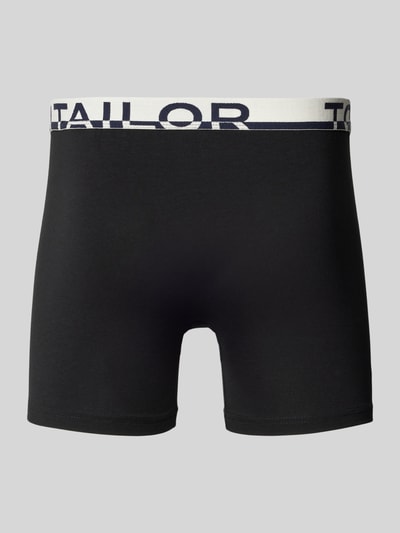 Tom Tailor Slim Fit Trunks mit Label-Schriftzug am Bund Black 3