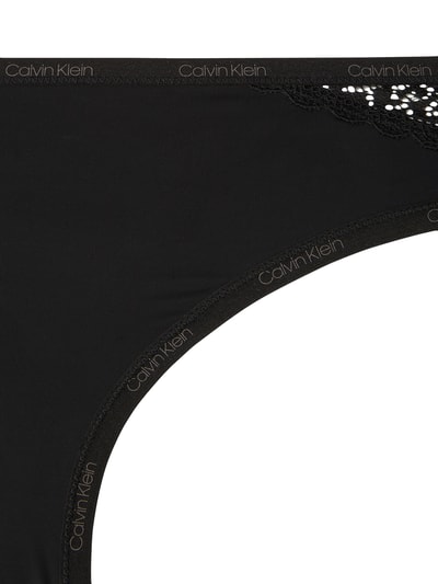 Calvin Klein Underwear Slip met kanten details Zwart - 2