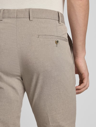 Hiltl Anzughose mit Paspeltaschen Modell 'Tarent' Taupe 3