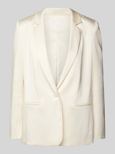 Jake*s Cocktail Blazer mit Paspeltaschen Metallic Beige Melange 2