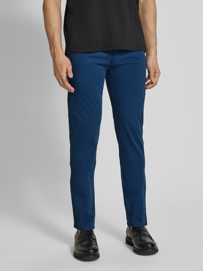 BOSS Orange Slim Fit Chino mit Gürtelschlaufen Royal 4