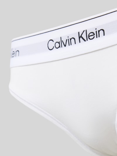 Calvin Klein Underwear Figi z elastycznym pasem z logo Biały 2