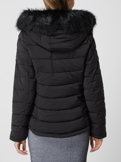 DKNY Steppjacke mit abnehmbarer Kapuze  Schwarz 5