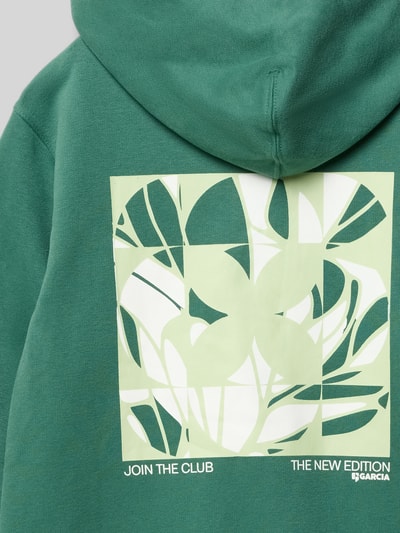 Garcia Regular Fit Hoodie mit Logo-Patch Lagune 2