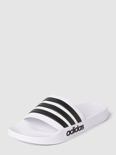 ADIDAS SPORTSWEAR Slides mit Logo-Streifen Modell 'ADILETTE' Weiss 1