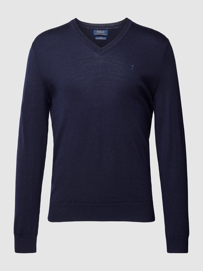 Polo Ralph Lauren Longsleeve mit Logo-Stitching Marine 2