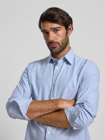 Marc O'Polo Koszula casualowa o kroju shaped z czystej bawełny Jasnoniebieski 3