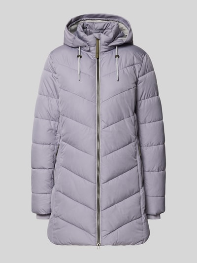 camel active Płaszcz pikowany zapinany na zamek błyskawiczny dwustronny Jasnofioletowy 2