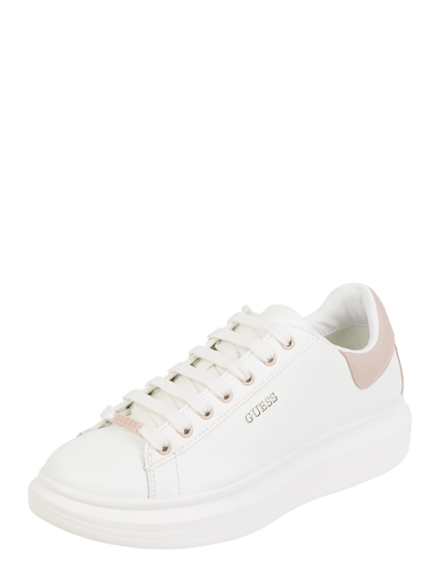 Guess Sneaker aus Leder  Weiss 1