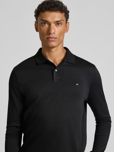Tommy Hilfiger Regular fit poloshirt van puur katoen Zwart - 3