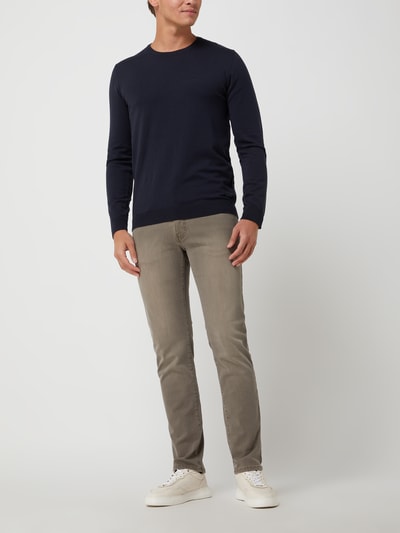 Pierre Cardin Tapered Fit Jeans mit Stretch-Anteil Modell 'Lyon' - 'Futureflex' Hellbraun 1