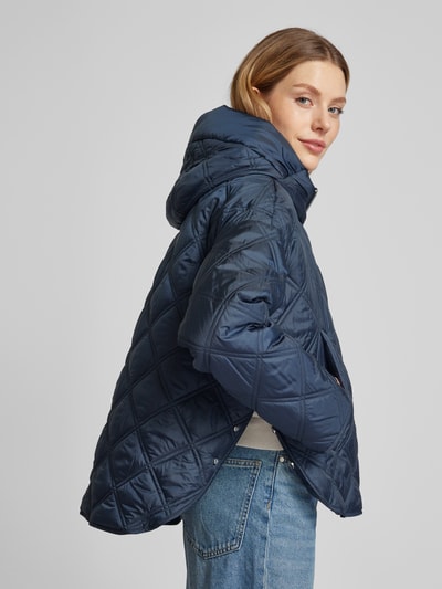 Marc O'Polo Relaxed Fit Steppjacke im Cape-Stil Marine 3