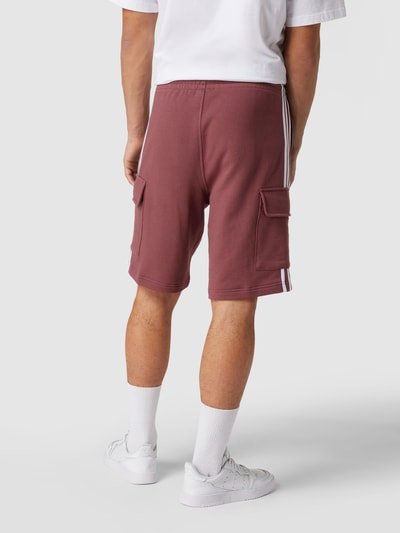 adidas Originals Sweatshorts mit Logo-Streifen Altrosa 5