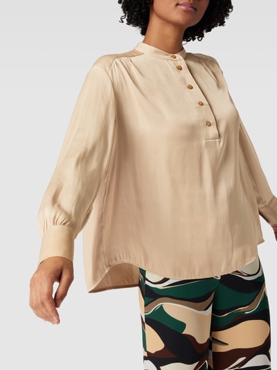 OPUS Blouse met ronde hals, model 'Fogeta' Beige - 3