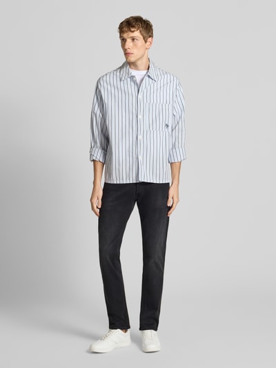 Replay Straight Leg Jeans im 5-Pocket-Design Modell 'GROVER' Anthrazit 1