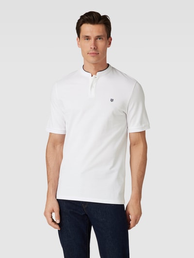 Jack & Jones Premium Koszulka polo ze stójką model ‘BLASAINZ’ Biały 4