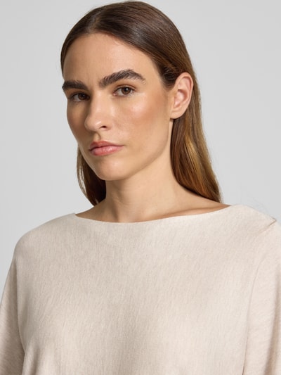 s.Oliver BLACK LABEL Comfort Fit Strickpullover aus Viskose-Mix Sand 3