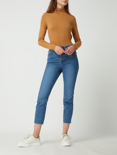 Tom Tailor Denim Longsleeve mit Rollkragen Camel 1