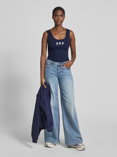 GAP Tanktop mit Label-Print Dunkelblau 1