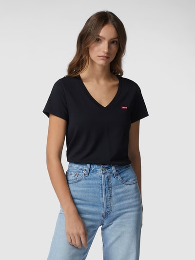 Levi's® T-shirt z naszywką z logo Czarny 4